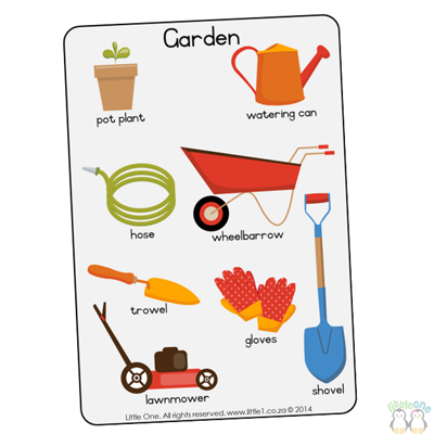Picture of Theme Wall Chart - Garden
