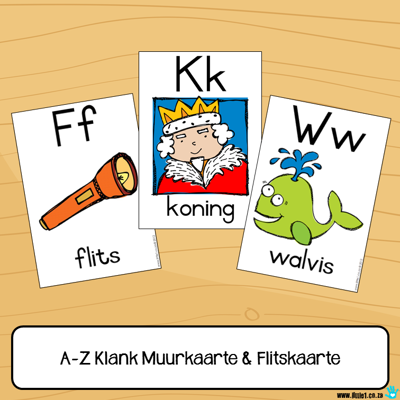 Picture of Flitskaarte & Muurkaarte {Alfabet Klanke}