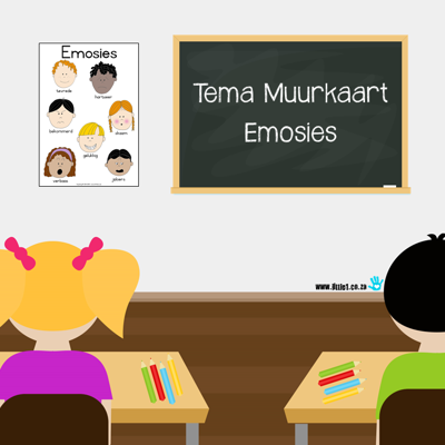 Picture of Tema Muurkaart {Emosies}