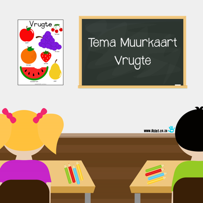 Picture of Tema Muurkaart {Vrugte}