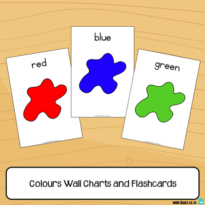 Picture of Flashcards & Wall Charts {Colours}