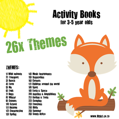 Picture of Theme Activity Books (1-26) for 3-5 Year Olds