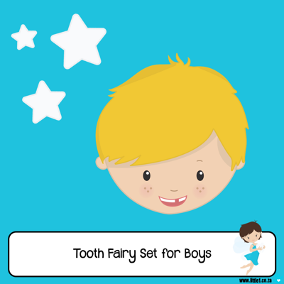 Picture of Tooth Fairy Letter Set for Boys