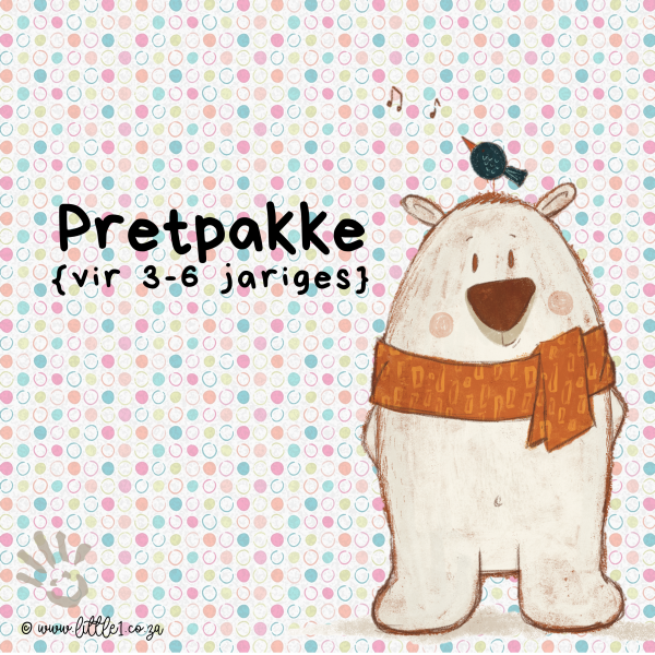 Pretpakke vir KLEUTERS (3-6 jariges)
