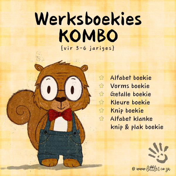 Werksboekies KOMBO (3-6 jariges)